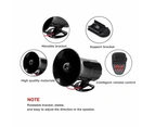 12V 50W 120dB Air Siren Horn Warning Alarm Megaphone for Car Truck MIC Speaker