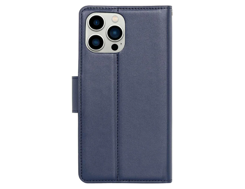 Soka Hanman Wallet Case (Suits iPhone 16 Pro Max) - Blue