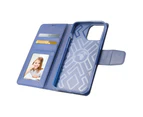 Soka Hanman Wallet Case (Suits iPhone 16 Pro Max) - Blue