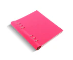 Filofax A5 Saffiano Clipbook Personal Organiser Planner Stationery Fluoro PNK