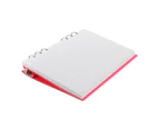 Filofax A5 Saffiano Clipbook Personal Organiser Planner Stationery Fluoro PNK