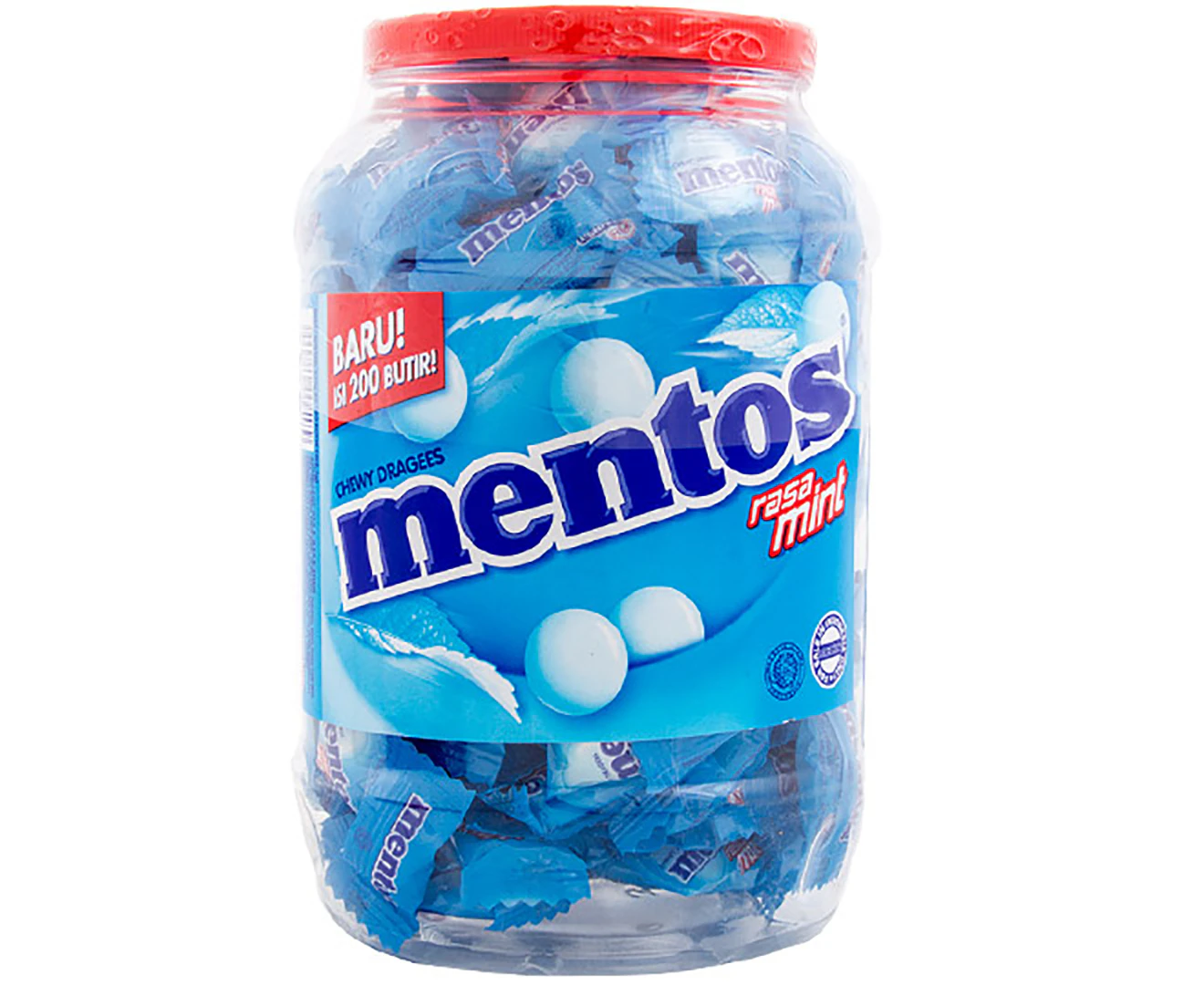 Jumbo Mentos Mint Jar 540g