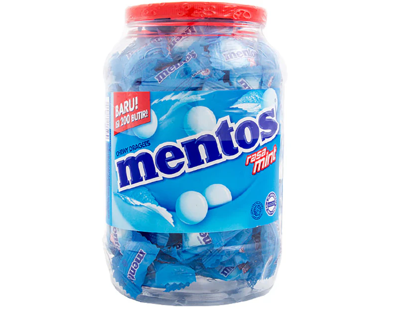 Jumbo Mentos Mint Jar 540g