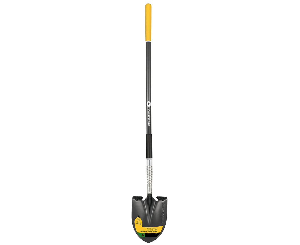 Truper Tools John Deere Round-Point Shovel Fiberglass Handle 22.86 cm/9''