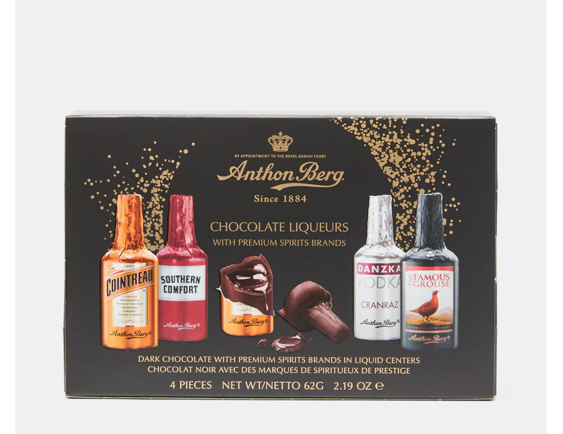 Anthon Berg 4-Piece Chocolate Liqueur Collection 62g