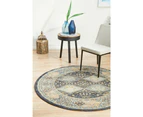 Cheapest Rugs Online Round Legacy Rug In Dusty Navy