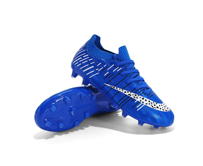 Soccer Shoes AG/TF Men Football Shoes Mercurial Football Boot - Blue