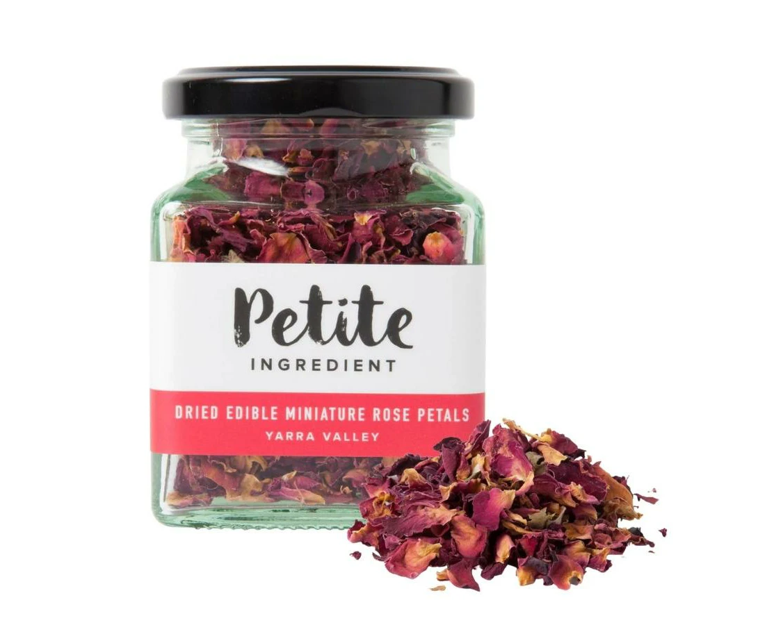 12g Dried Edible Miniature Rose Petals by Petite Ingredient