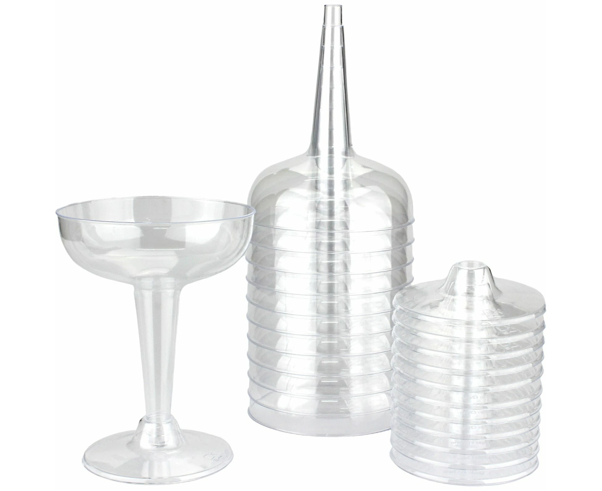 Plastic Cocktail Glasses (Pack of 12)