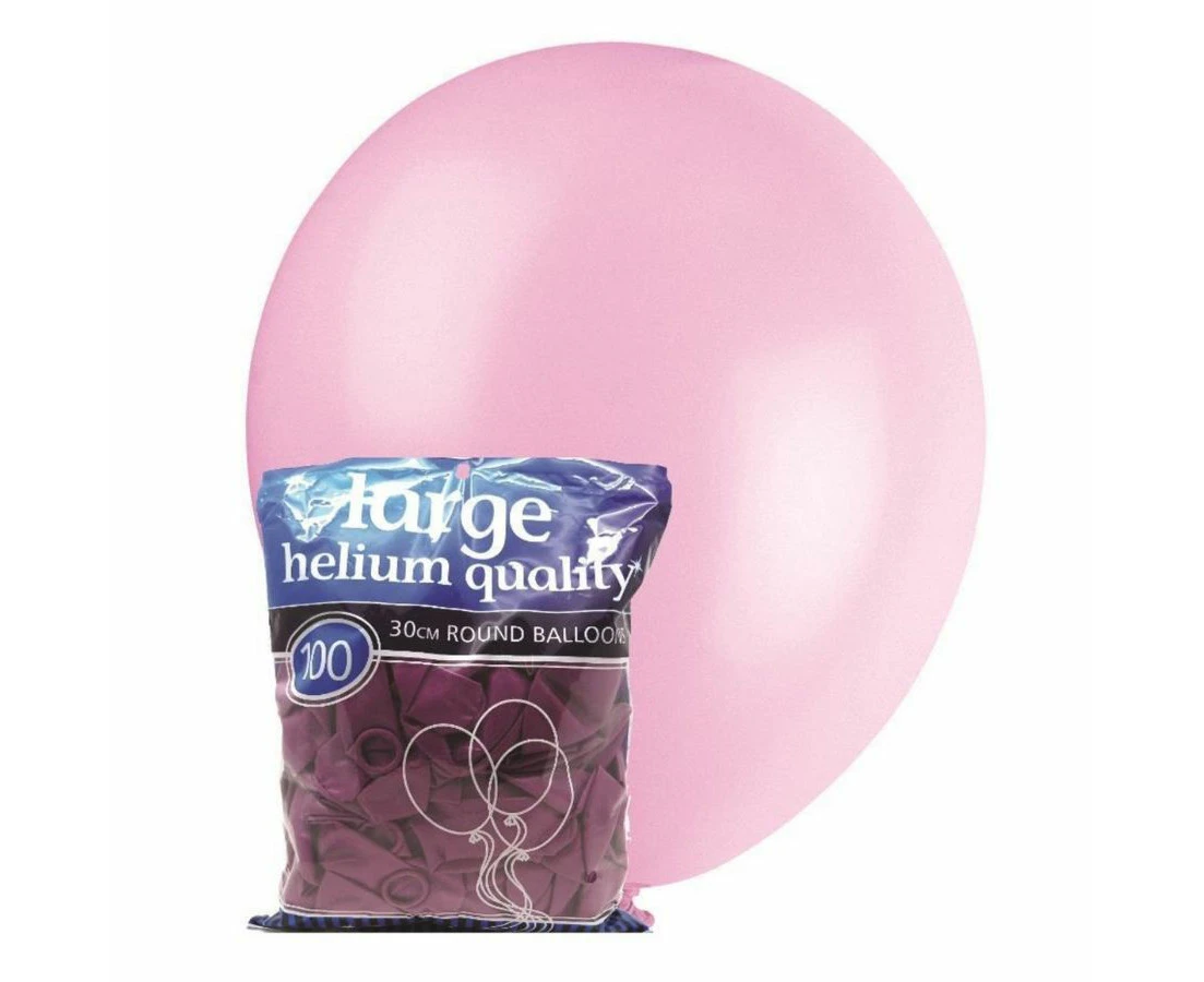 100pk Violet Standard Latex Balloons 30cm