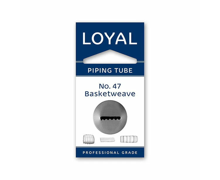 No.47 Basketweave Loyal Standard Stainless Steel Piping Tip