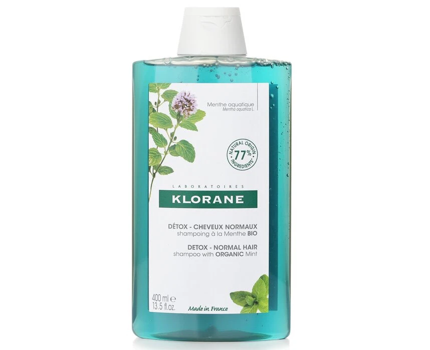 Klorane Shampoo With Organic Mint (Detox Normal Hair) 400ml/13.5oz