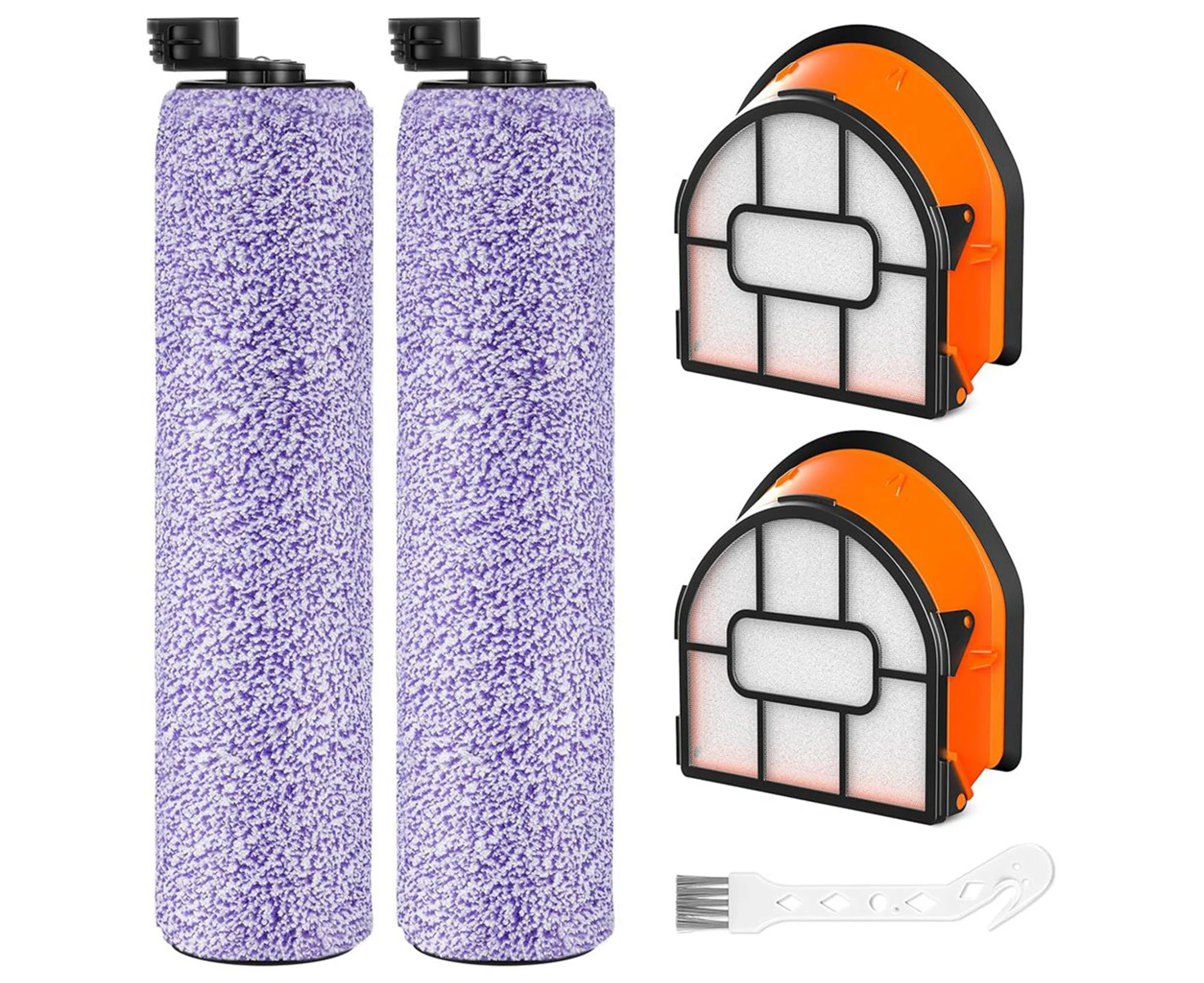 WDB1F2 Replacement Brushroll & Filter Bundle for Hydrovac WD101 WD201 WD100 WD200 AW201 Vacuum Cleaner Parts