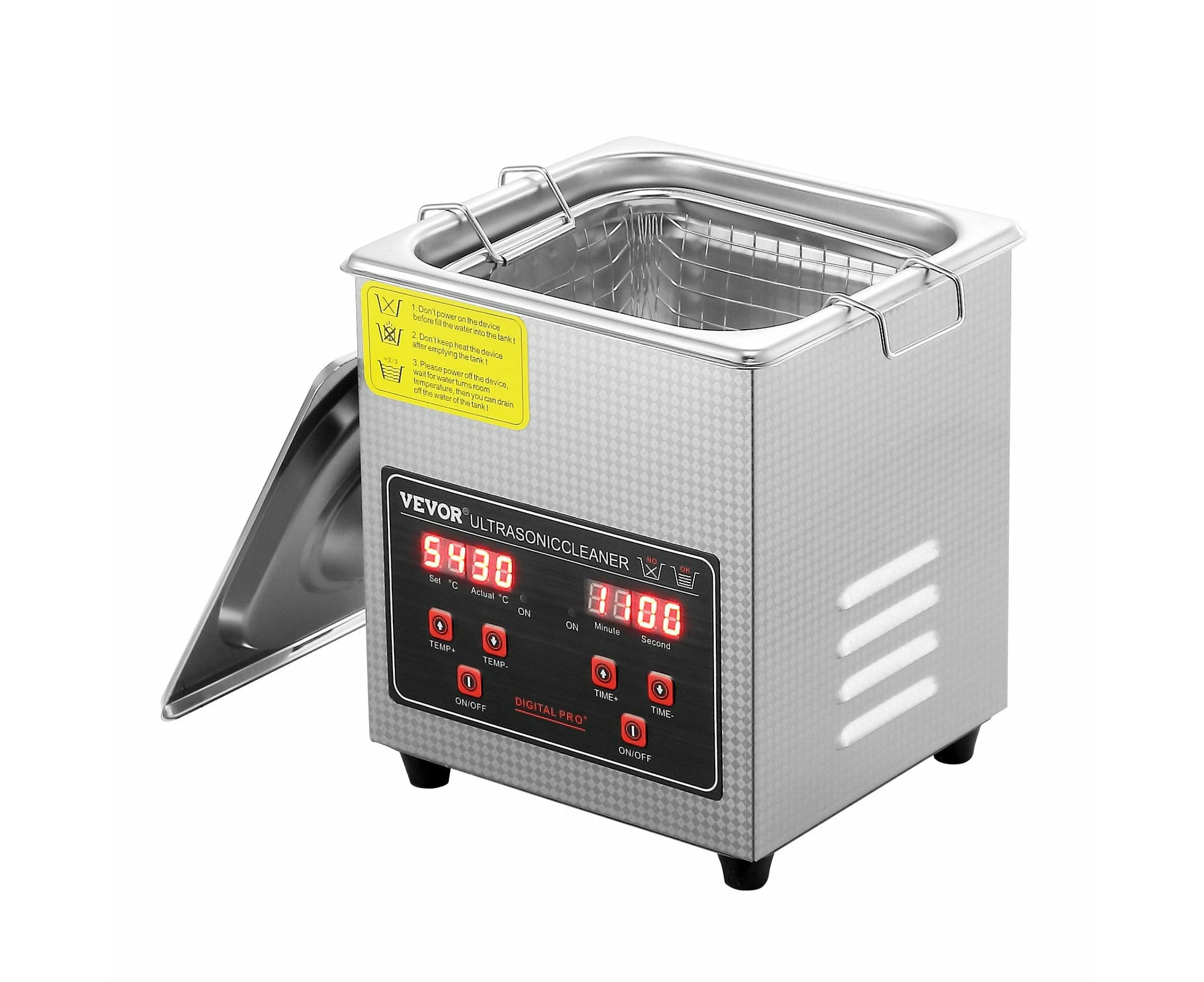 VEVOR Ultrasonic Cleaner with Digital Timer & Heater, Professional Ultra Sonic Jewelry