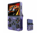 128G Handheld Game Console with 3D Dual System Portable Retro GBA Console, Purple