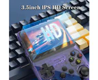 128G Handheld Game Console with 3D Dual System Portable Retro GBA Console, Purple