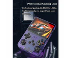 128G Handheld Game Console with 3D Dual System Portable Retro GBA Console, Purple