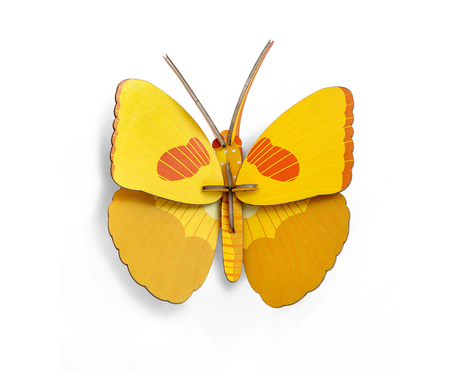 Wall Art Butterflies (B7) - Yellow Butterfly