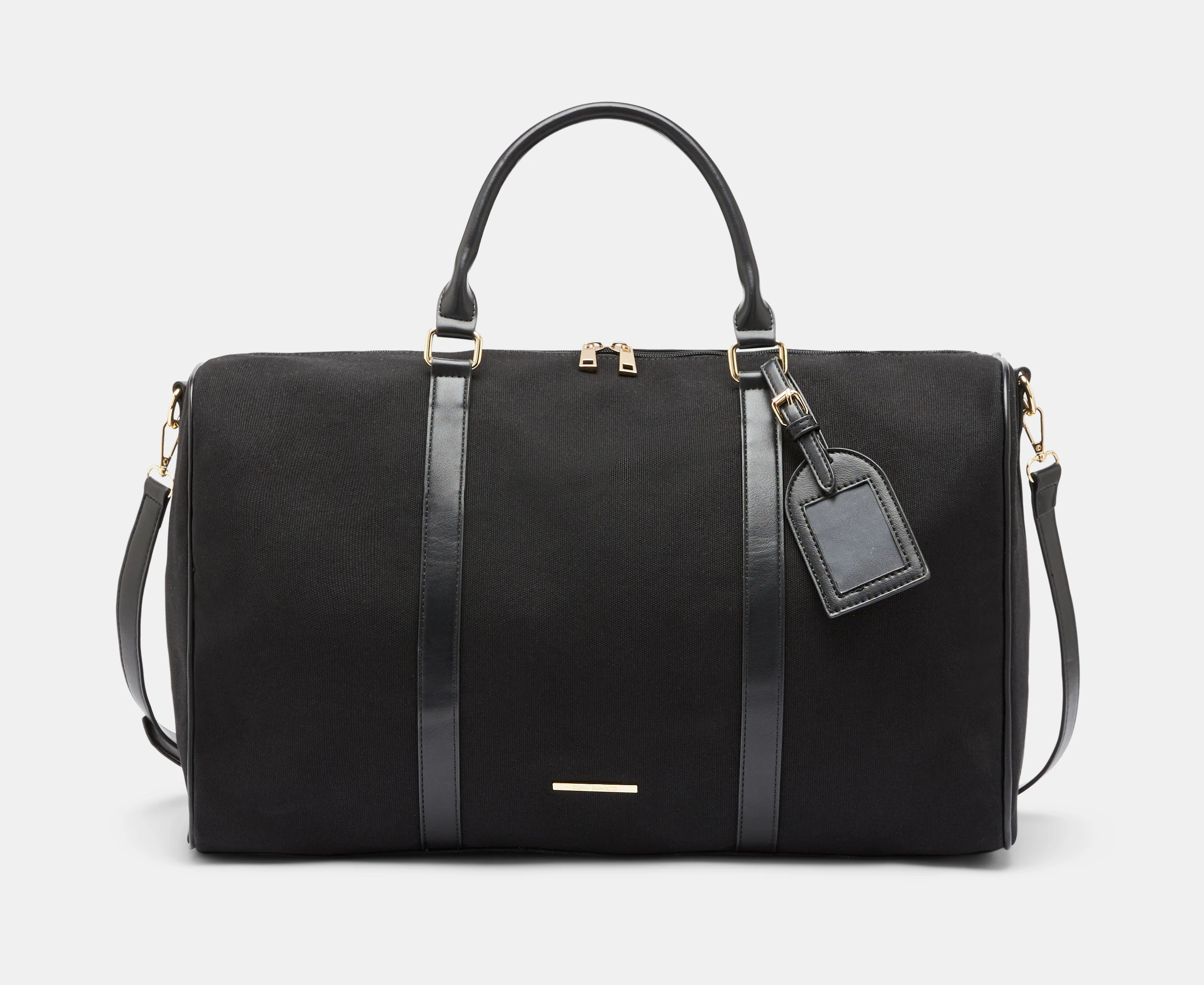 Tony Bianco Harper Canvas Weekender Bag - Midnight