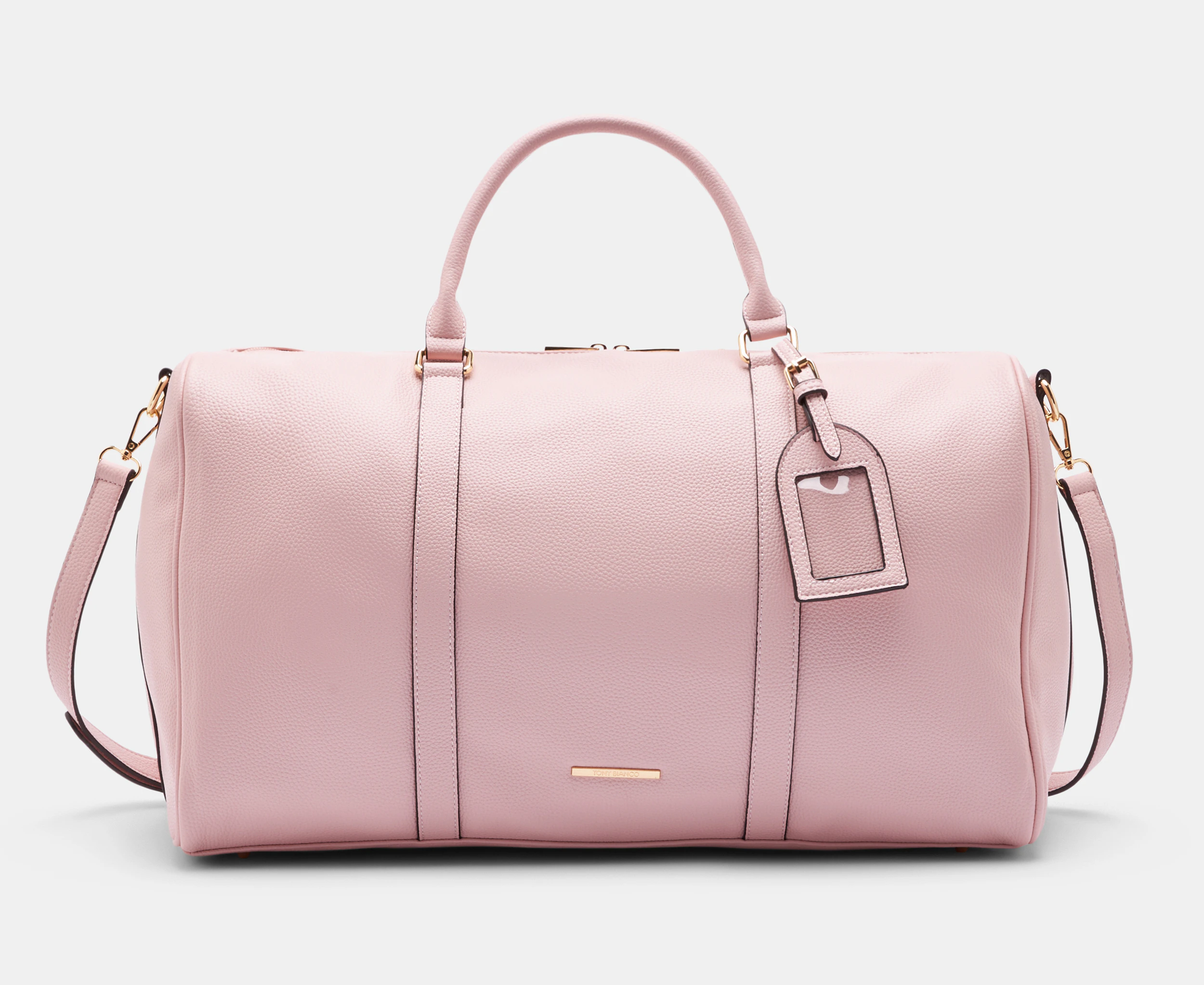 Tony Bianco Harper Weekender Bag - Rose Shadow