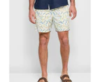 Target Leaf Print Deck Shorts