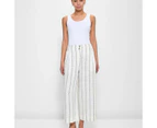 Target Linen Blend Wide Leg Culotte Pants