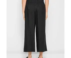 Target Linen Blend Wide Leg Culotte Pants