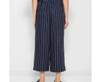 Target Linen Blend Wide Leg Culotte Pants