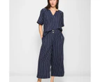 Target Linen Blend Wide Leg Culotte Pants