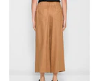 Target Linen Blend Wide Leg Culotte Pants