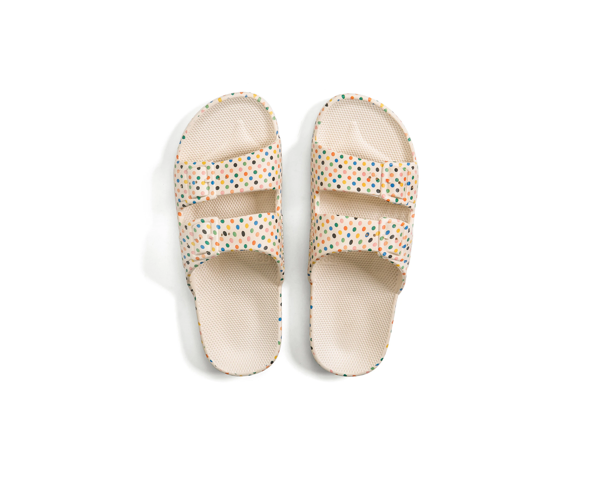 Freedom Moses Unisex Slides -  Retro Dots