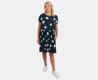 Elm Women's Juno Floral Dress - Navy