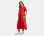 Elm Women's Mimi Midi Dress - Cherry