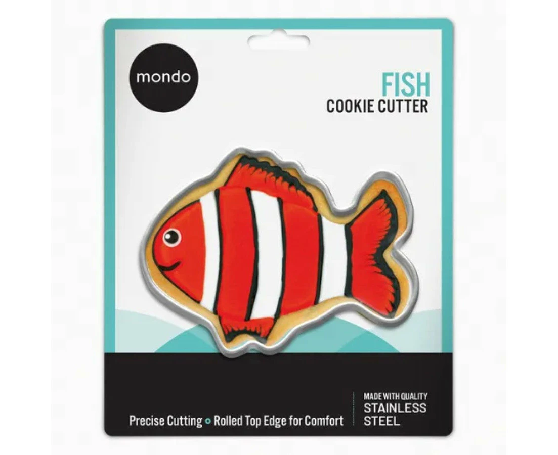 Mondo Fish Stainless Steel Cookie Cutter