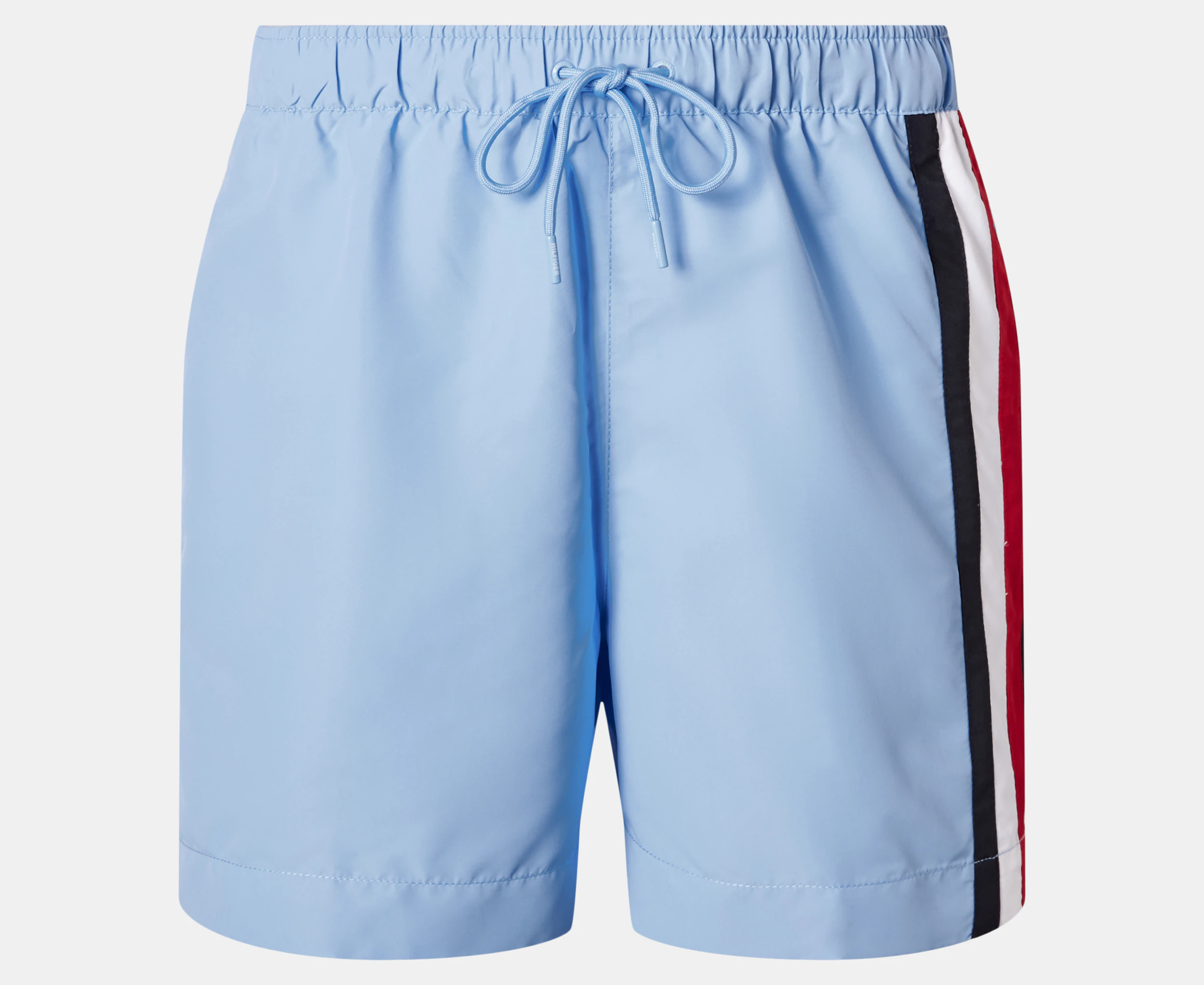 Tommy Hilfiger Men's Global Stripe Med Drawstring Board Shorts - Vessel Blue