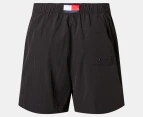 Tommy Hilfiger Men's Essentials Med Drawstring Board Shorts - Black