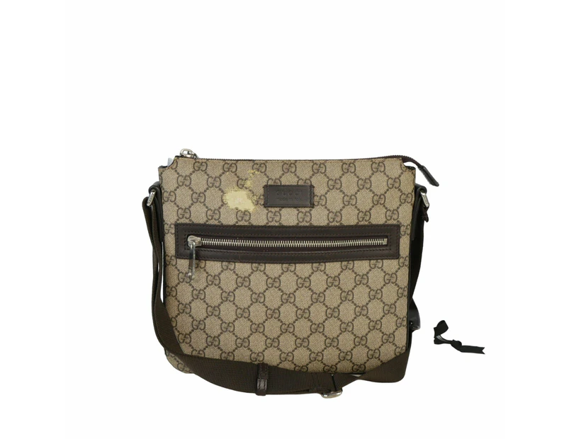 Gucci Ebony GG Supreme Messenger Bag - Refurbished Grade B