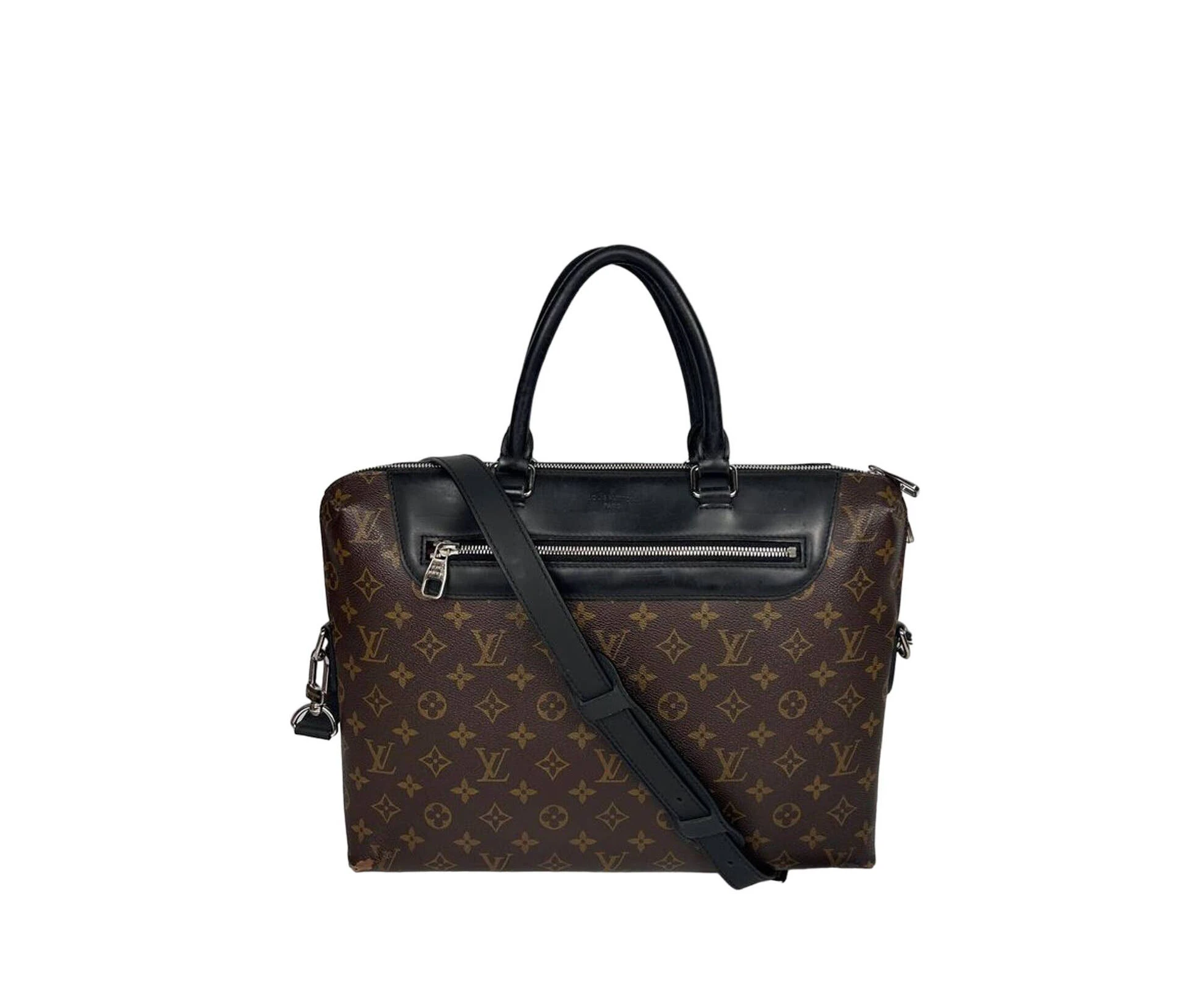 Louis Vuitton Macassar Briefcase Shoulder Bag - Refurbished Grade B