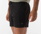 Tommy Hilfiger Men's Essentials Med Drawstring Board Shorts - Black