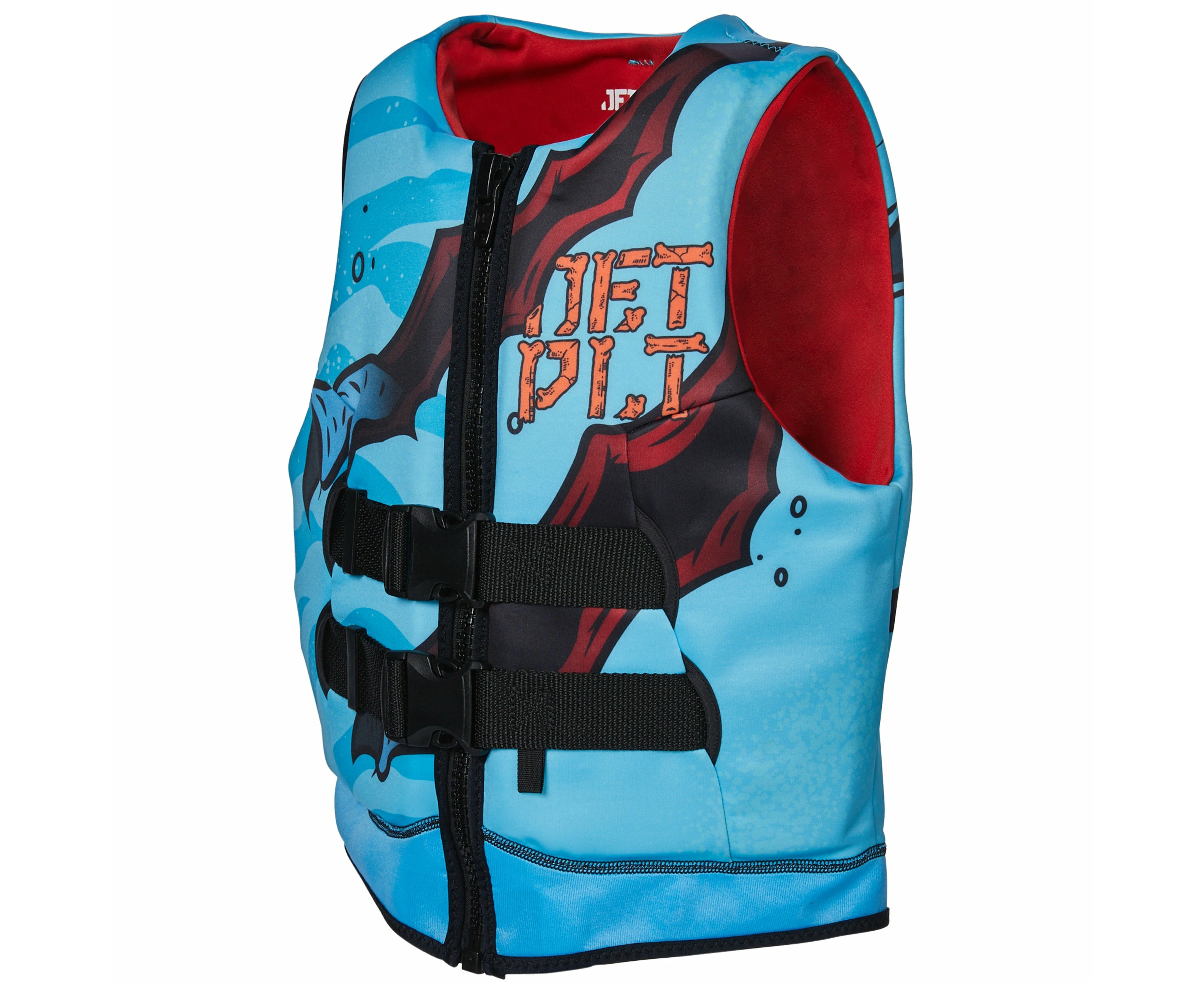 Jetpilot Cause Boys Youth Blue Rex Neo L50s Pfd Life Jacket Vest Sizes 3 14