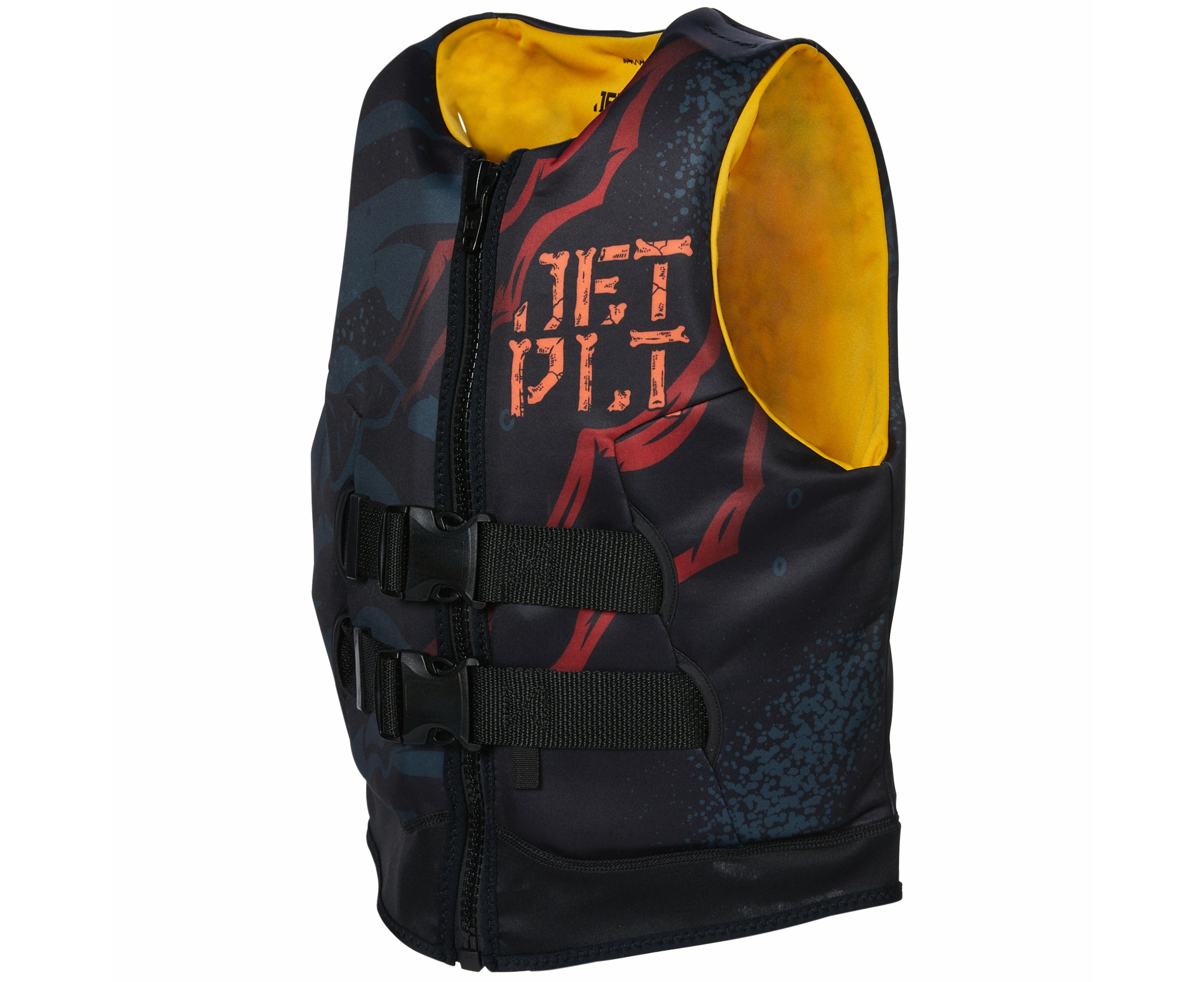 Jetpilot Cause Boys Youth Black Rex Neo L50s Pfd Life Jacket Vest Sizes 3 14