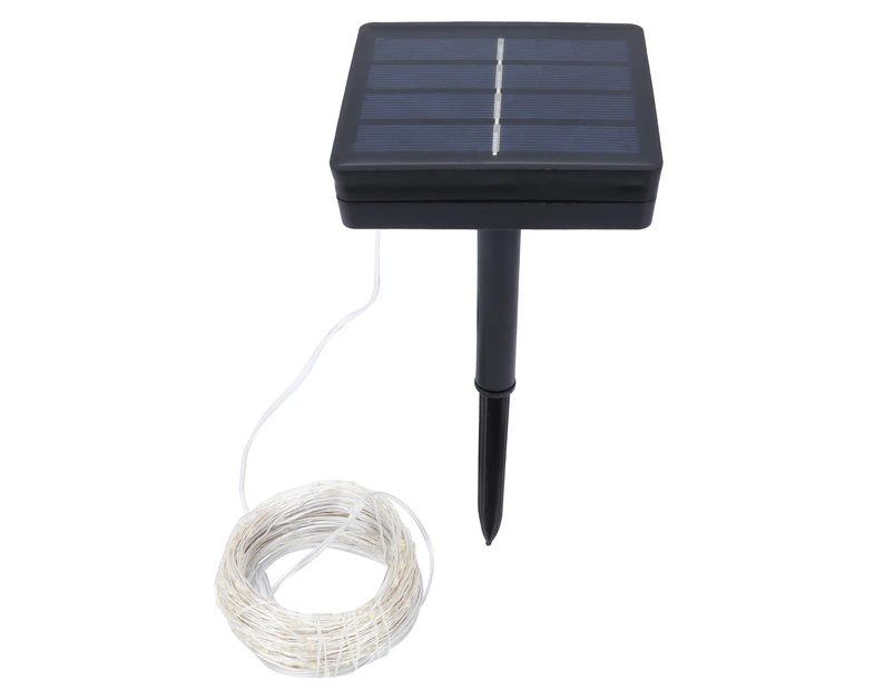 300Led Solar String Lights Ip44 Waterproof Outdoor Garden Courtyard Decoration Warm White 32M