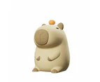 Capybara Silicone Night Light Portable USB Rechargeable Touch Control Lamp with Timing Function