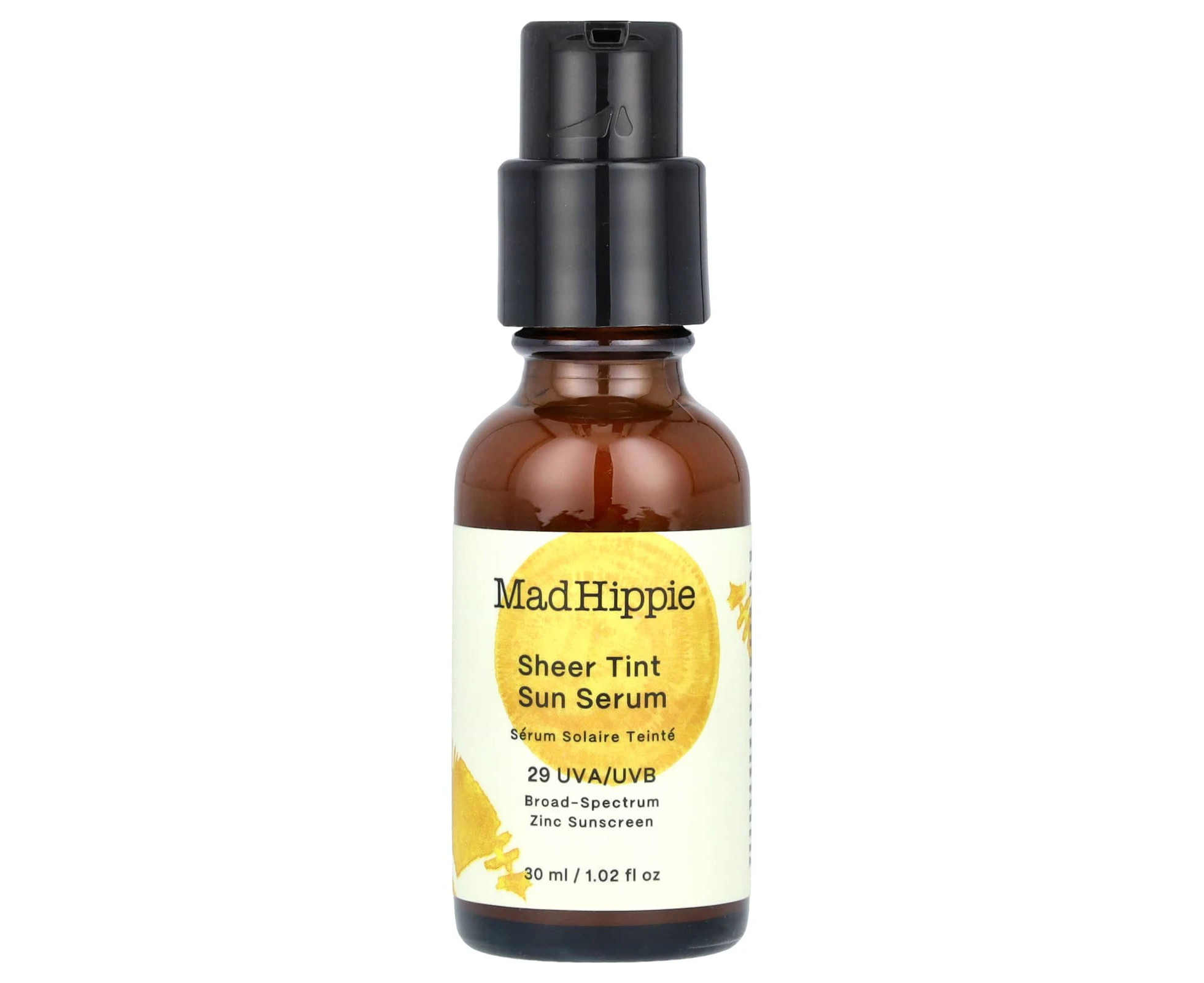 Mad Hippie, Sheer Tint Sun Serum, SPF 29, Medium/Dark, 1.02 fl oz (30 ml)