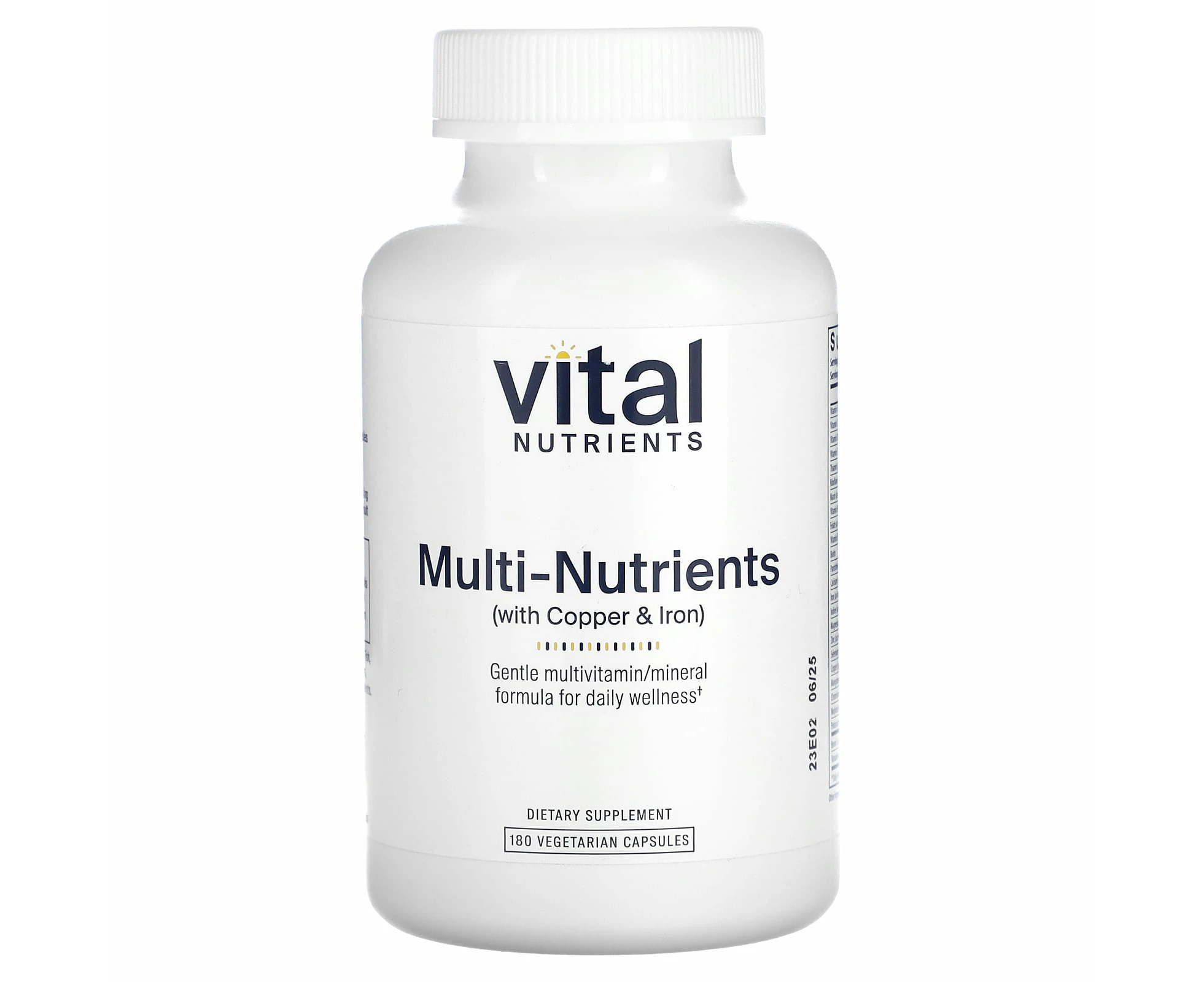 Vital Nutrients, Multi-Nutrients (with Copper & Iron), 180 Vegetarian Capsules