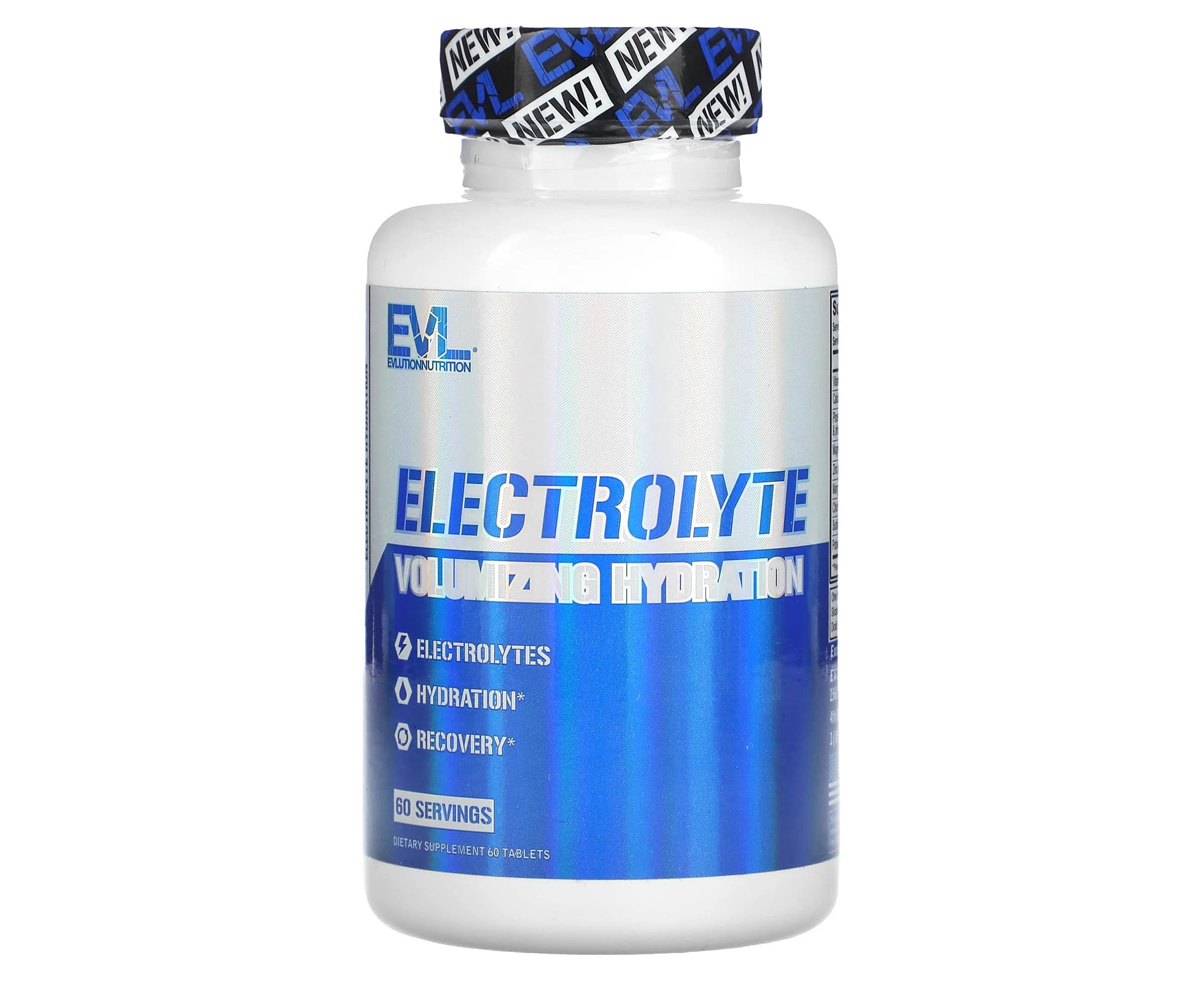 EVLution Nutrition, Electrolyte Volumizing Hydration, 60 Tablets