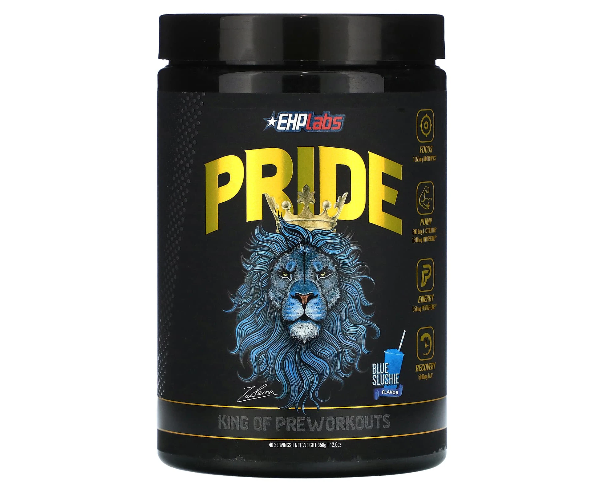 EHPlabs, Pride, King of Pre Workouts, Blue Slushie, 12.6 oz (358 g)