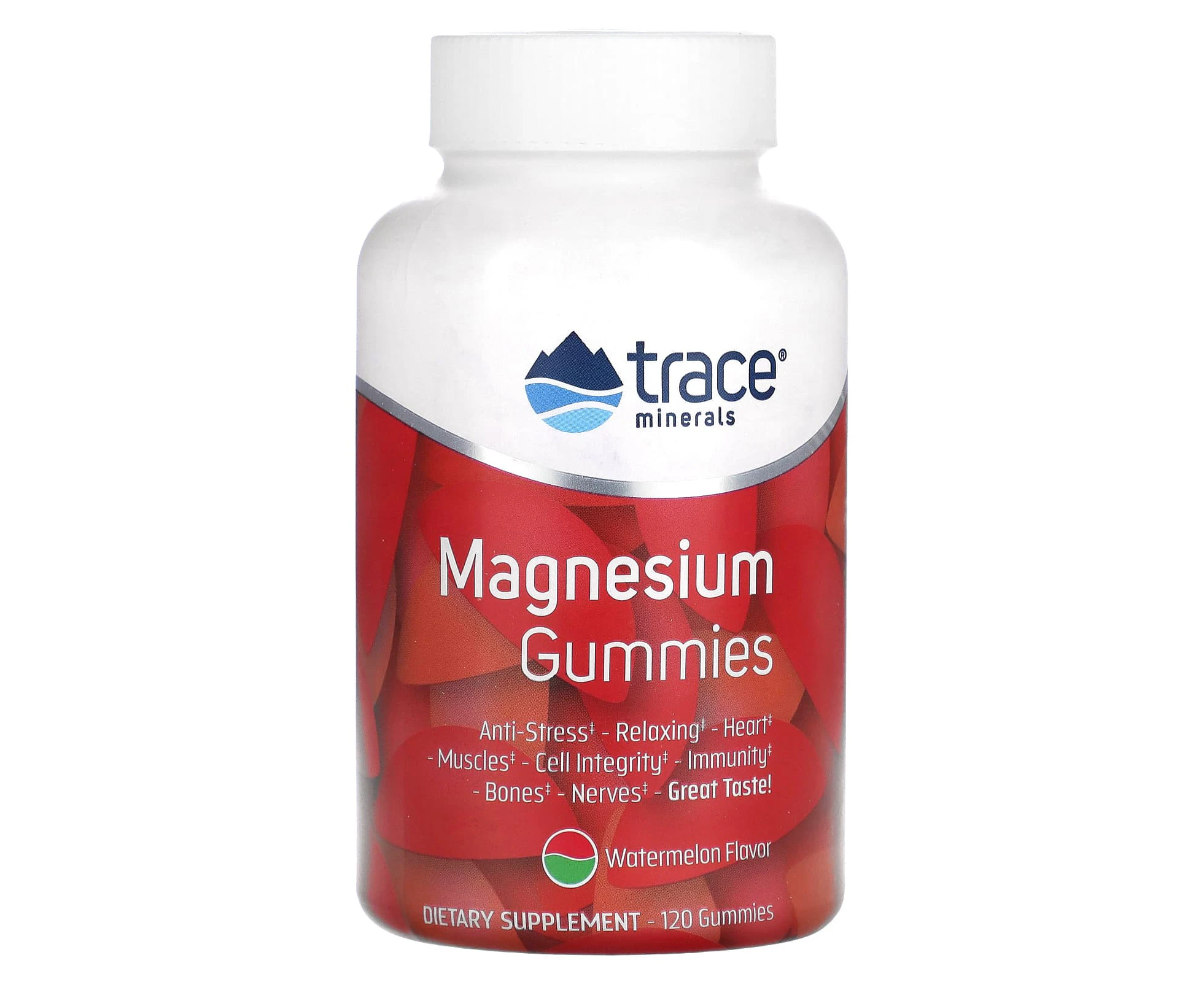 Trace Minerals ¬Æ, Magnesium Gummies, Watermelon, 120 Gummies