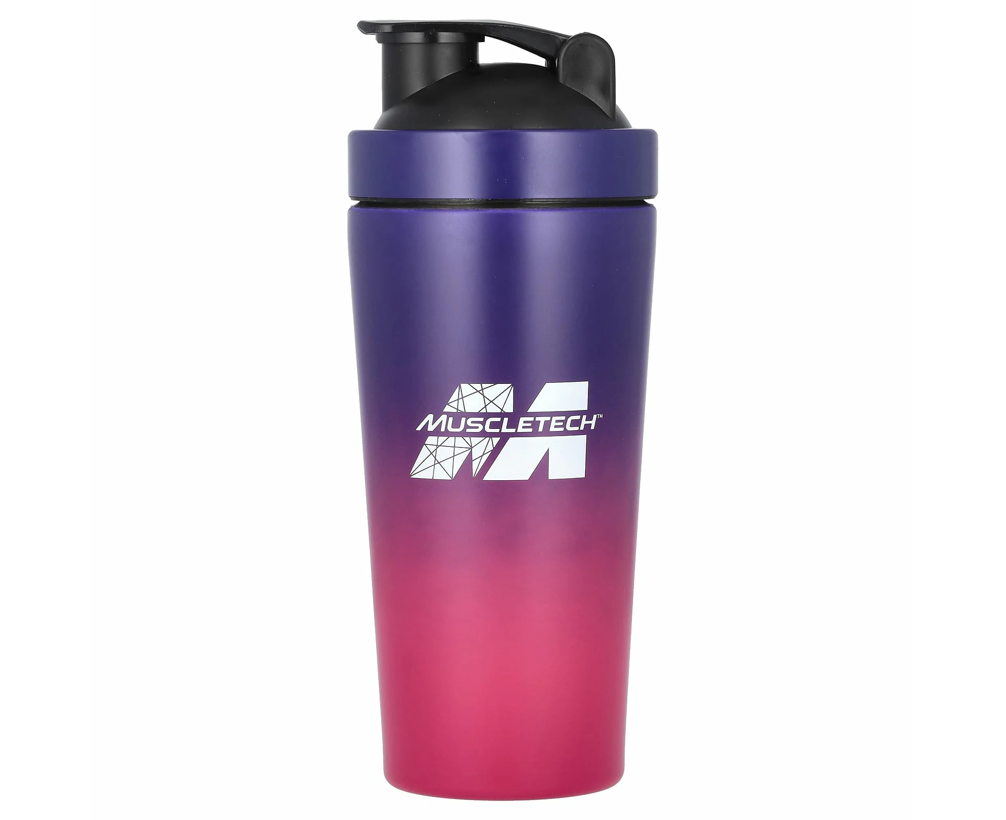 MuscleTech, Shaker Bottle, Stainless Steel, Purple/Pink, 25 oz (739 ml)