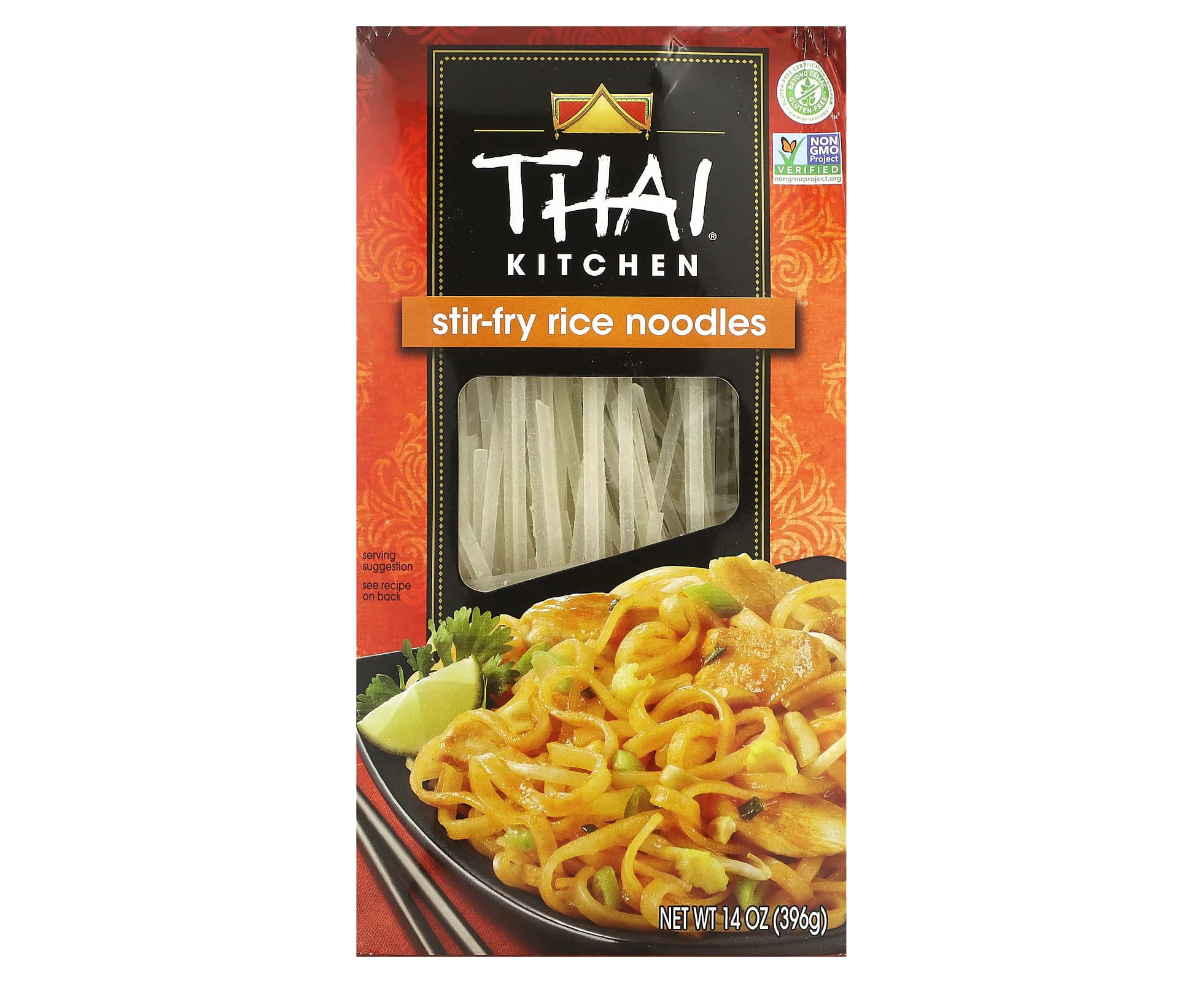 Thai Kitchen, Stir-Fry Rice Noodles, 14 oz (396 g)